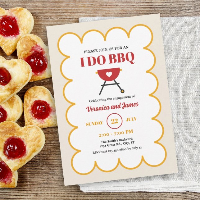 Moderne Grill-Grill-GRILLEN Einladung (Von Creator hochgeladen)