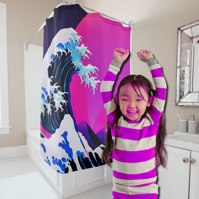 moderne große Welle Duschvorhang (Von Creator hochgeladen)