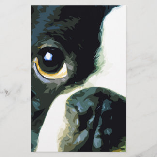 moderne Großstadt Boston Terrier