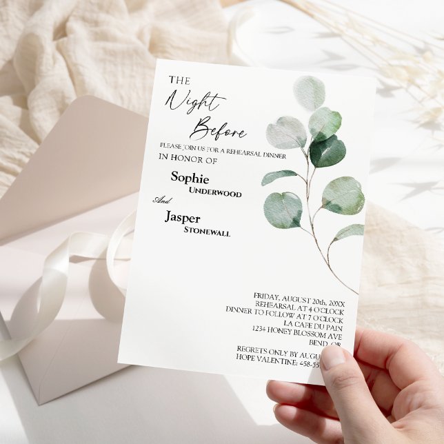 Moderne Grünanlage Weiße Nacht vor Probe Einladung (Von Creator hochgeladen)