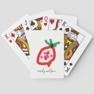Moderne Grundschullehrerin Handgezeichnete Drachen Spielkarten