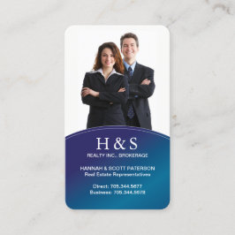 Moderne Grundstücksmakler-Visitenkarte Visitenkarte