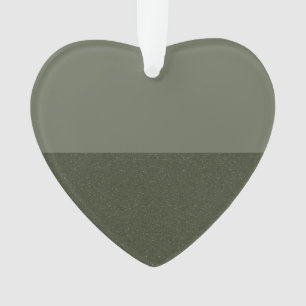 Moderne, grüne Akrylenkornamente - Maßgeschneidert Ornament