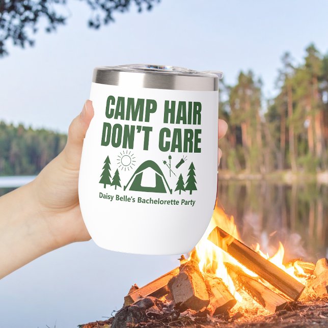 Moderne grüne Camp-Junggesellinnenabschied-Wochene (Von Creator hochgeladen)