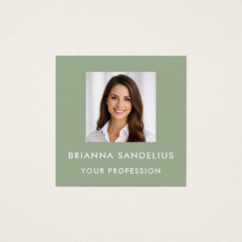 Moderne grüne Foto-Vorlage Professional