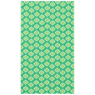 Moderne, grüne Geometrie des Retromodells Mitte de Tischdecke