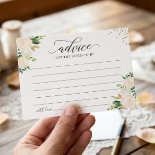 Moderne grüne goldene Blütenwörter der Ratenkarte Postkarte