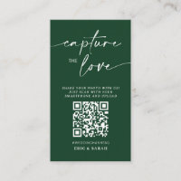 Moderne Grüne Hochzeit erobert den QR-Code der Lie