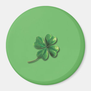 Moderne Grüne Irische Shamrock Magnet