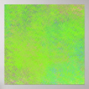 Moderne grüne Marmorierte Kunst Poster