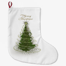 Moderne grüne Spiralen-Weihnachtsbaum-Socken