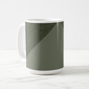 Moderne grüne Split Textur Tasse