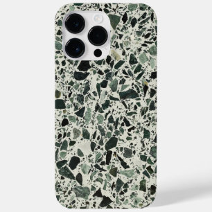 Moderne grüne Terrazzo Case-Mate iPhone 14 Pro Max Hülle