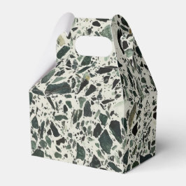 Moderne grüne Terrazzo Geschenkschachtel