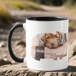 Moderne Grunge Coole Typografie Name Foto Paw Tasse<br><div class="desc">Dieses einfache und moderne Design besteht aus einer modernen,  einfachen,  spielerischen Schrift-Typografie. Fügen Sie ein benutzerdefiniertes Foto für Begleiter hinzu.</div>