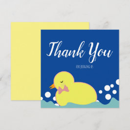 Moderne Gummiducks Pink Babydusche Danke