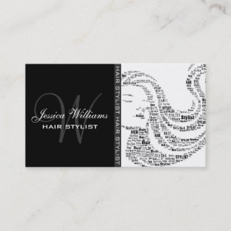 Moderne Haar-Stylist-Geschäfts-Karte Visitenkarte