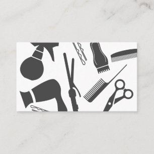Moderne Hair Stylist Visitenkarte
