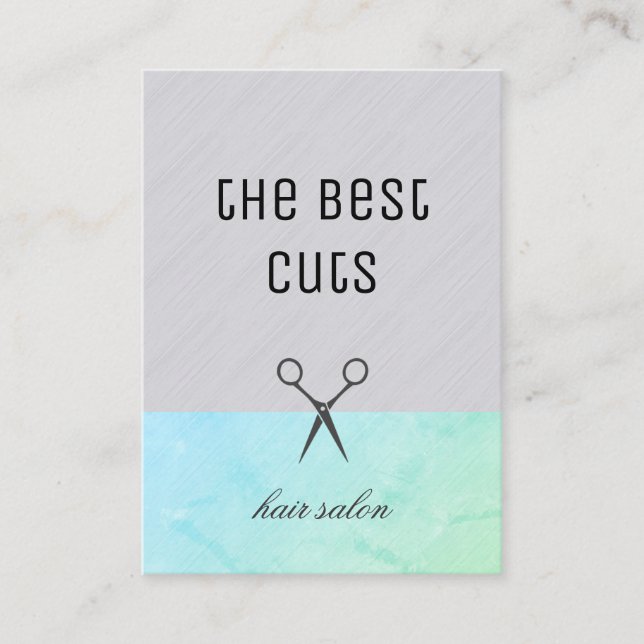 Moderne Hair Stylist Visitenkarte (Vorderseite)