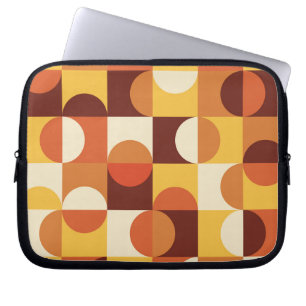 Moderne Halbkreise im Stil der Mitte des 20. Jahrh Laptopschutzhülle