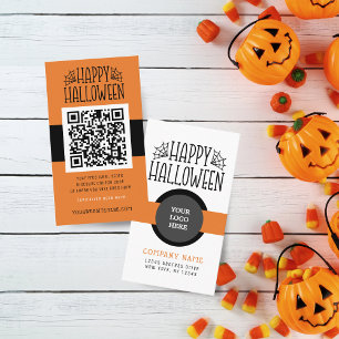 Moderne Halloween Discount Code Business Cards Visitenkarte