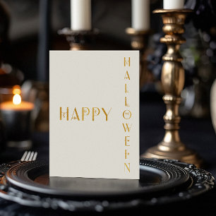 Moderne Halloween Foil Card Folien Feiertagskarte