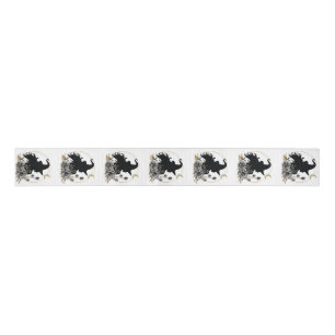 Moderne Halloween Hexe Ripsband