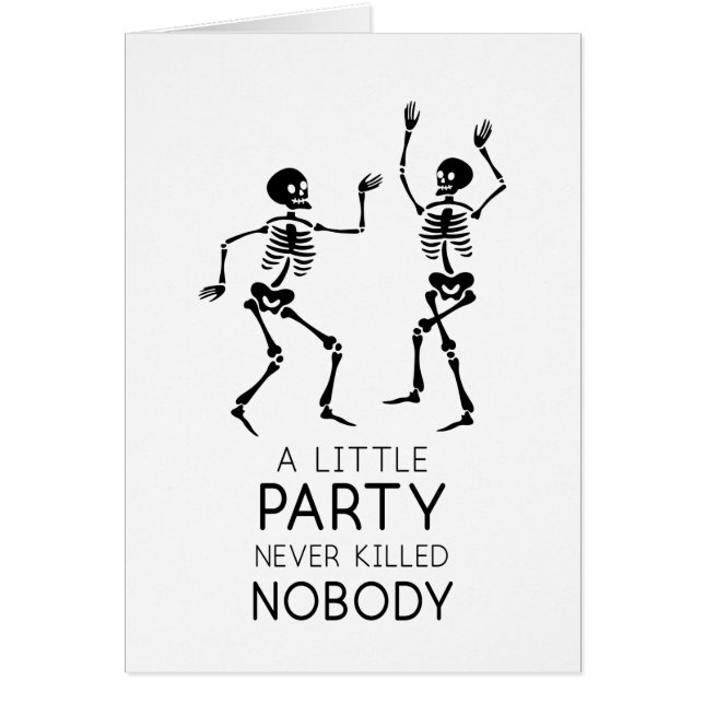 Moderne Halloween-Skelette (Vorne)