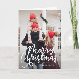 Moderne handgeschriebene Frohe Weihnachten Schrift