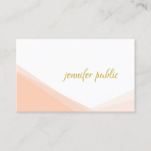 Moderne handgeschriebene Gold-Script-Vorlage Visitenkarte