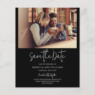 Moderne handgeschriebene Hochzeiten im Foto retten