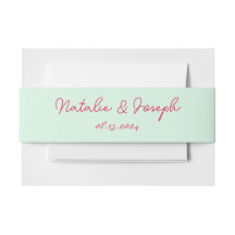 Moderne handgeschriebene Retro Whimsical Fun Weddi