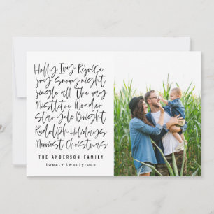 Moderne handgeschriebene Typografie Holiday Foto