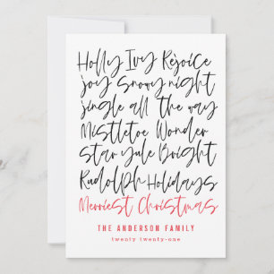 Moderne handgeschriebene Typografie Holiday Foto