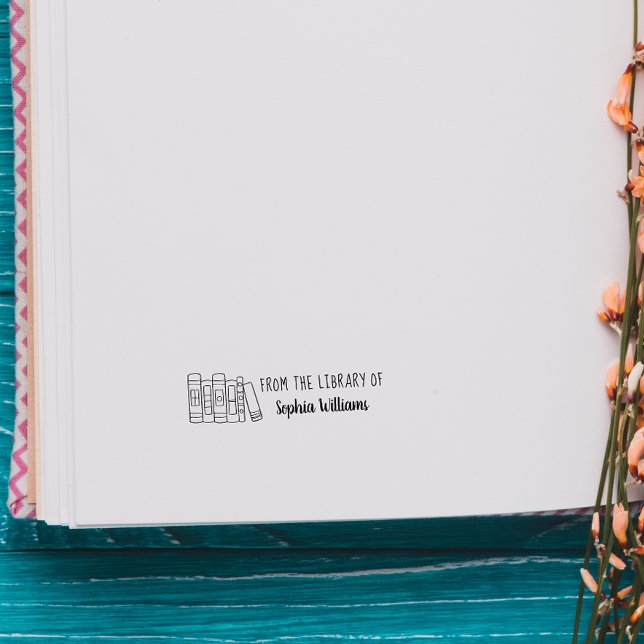 Moderne, handgezeichnet Bücher aus der Bibliothek  Permastempel (Von Creator hochgeladen)