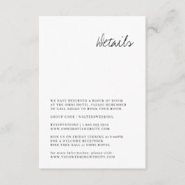 Moderne handGezeichnet Hochzeitskarte Begleitkarte