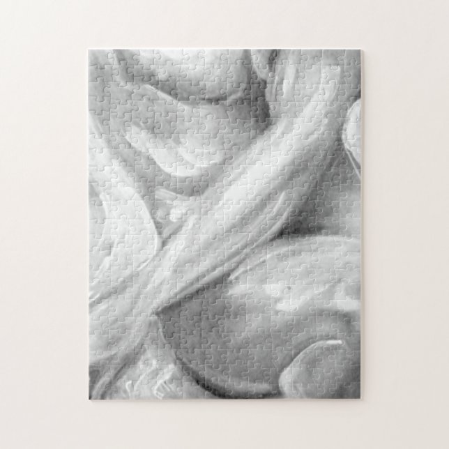 Moderne handgezeichnete, männlich-nude abstrakte M Puzzle (Vertikal)