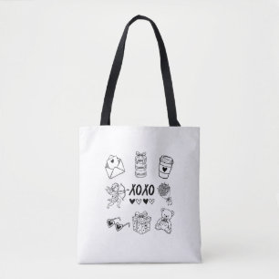 Moderne handgezeichnete Valentins-Icons