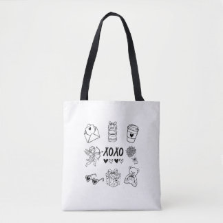 Moderne handgezeichnete Valentins-Icons