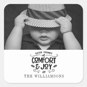 Moderne Handschrift   Aufkleber für Schwarz-weißes