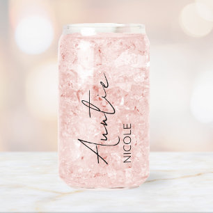 Moderne Handschrift Personalisiert Name Tante Dosenglas