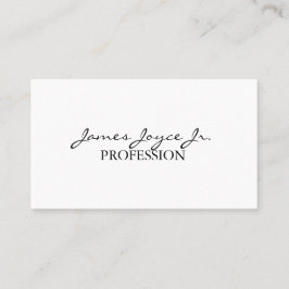 Moderne Handschrift stilvoll | Benutzerdefinierte Visitenkarte