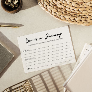 Moderne Handwriting-Liebe ist ein Brautparty für R Hinweiskarte