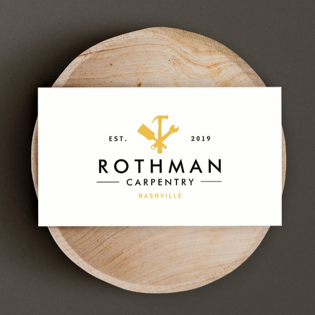 Moderne Handyman-/Carpenter-Tools-Zuhause Visitenkarte (Von Creator hochgeladen)