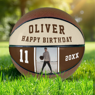 Moderne Happy Birthday Foto Basketball