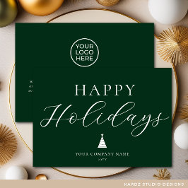 Moderne Happy Holidays Business Holiday Card Feiertagskarte