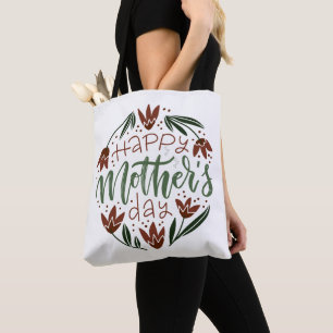 Moderne Happy Mother Day Tote Bag