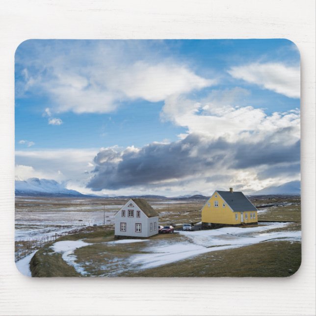 Moderne Häuser Mousepad (Vorne)