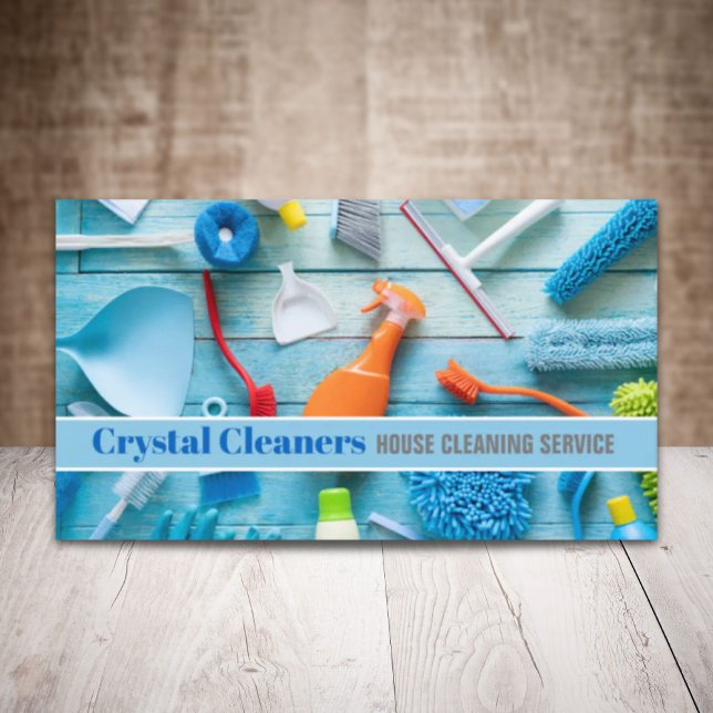 Moderne Haushaltshilfe Visitenkarte (Modern Maid Services Housekeeper Housekeeping Business Card)