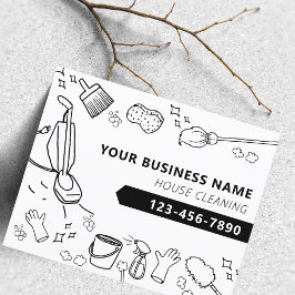 Moderne Hausreinigung Janitorial Housekeeping Flyer